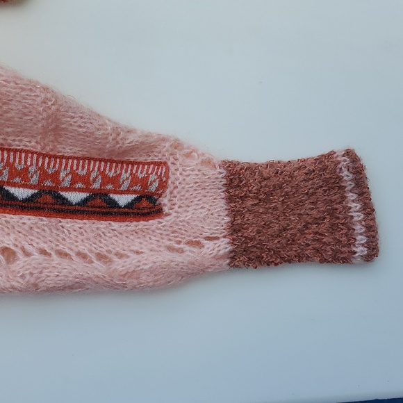 Free People Passion Fruit Mohair Alpaca Blend Sweater XS - Picture 5 of 16